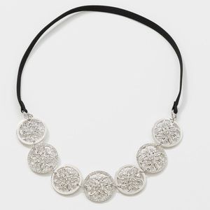 Touchstone Crystal By Swarovski Heads Up Necklace Headband